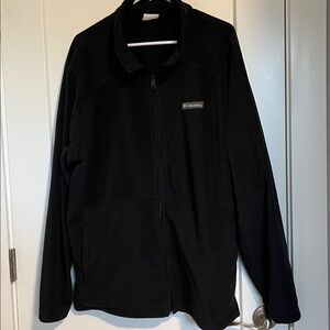 Columbia Midnight Black Full-Zip Fleece Jacket